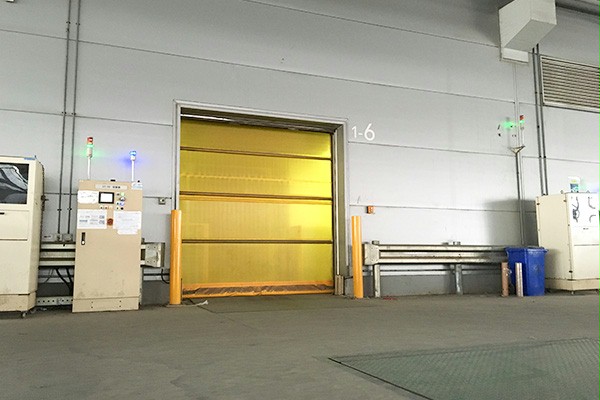 西朗门业网格黄快速卷帘门 西朗门业网格黄快速卷帘门